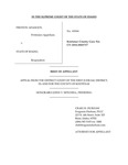 Joy v. State Appellant's Brief Dckt. 45044