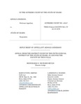 Anderson v. State Appellant's Reply Brief Dckt. 45047