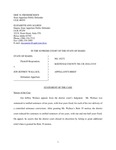 State v. Wallace Appellant's Brief Dckt. 45272