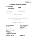 Hunter v. State Appellant's Brief Dckt. 45967