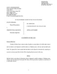State v. Snow Appellant's Brief Dckt. 46489