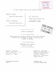 State v. Severson Appellant's Brief Dckt. 46343