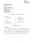 State v. Martin Appellant's Brief Dckt. 47170