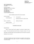 State v. Dewitte Appellant's Brief Dckt. 47681