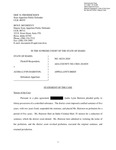 State v. Hairston Appellant's Brief Dckt. 48234